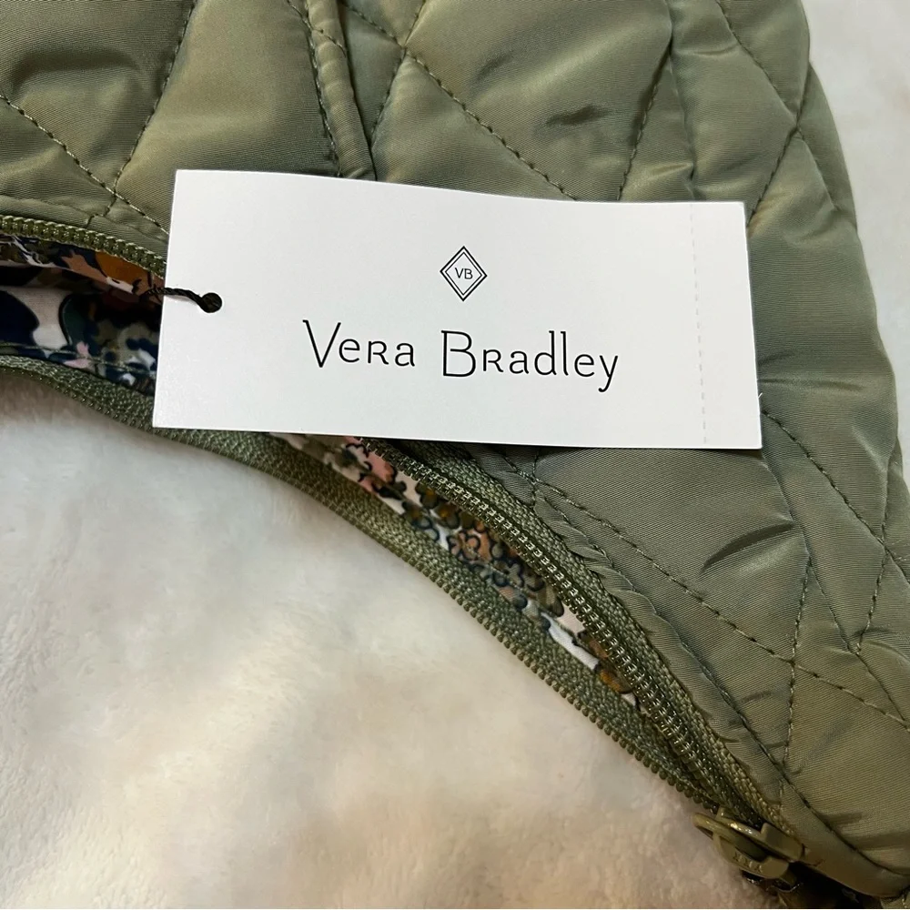 Vera Bradley Quilted Ultra Light Sage Green Shoulder Bag NWT